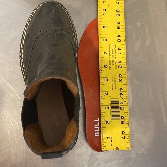 Bull Boxer Payton Slip On Chelsea Ankle Boots Women’s Size 7 M Black Wingtip - Picture 12 of 12